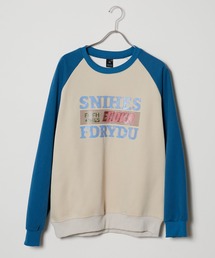 ▲COLOR SCHEME RAGLAN SWEAT/配色ラグランスウェット 古着風