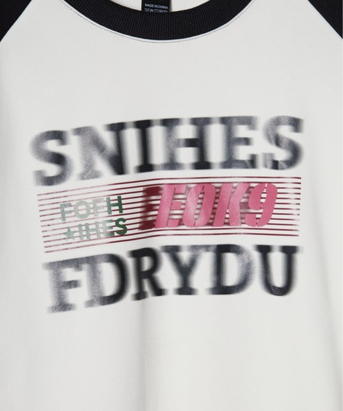 ROOPTOKYO（ループトウキョウ）の「▲COLOR SCHEME RAGLAN SWEAT/配色ラグランスウェット 古着風（スウェット・メンズ・ブルー/ブラウン/ブラック・L/XL/XXL）」の6枚目の写真