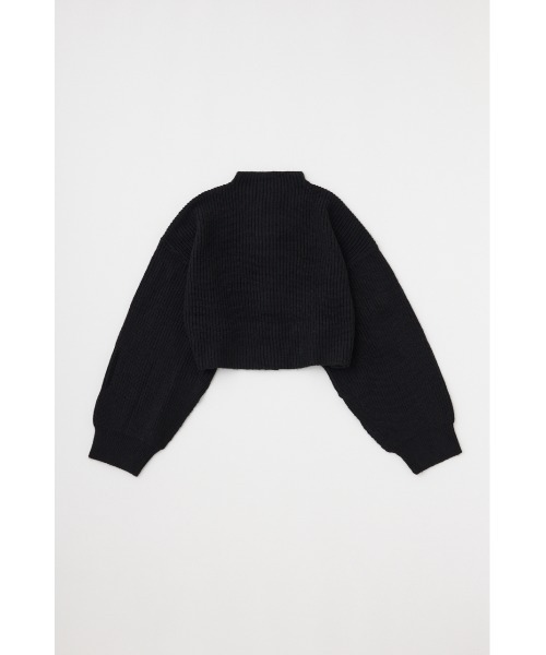 M_（エムアンダーバー）の「【M_】BACKBUTTON SHORT ニット（ニット/セーター・レディース・オフホワイト/ブラック/オレンジ・FREE）」の12枚目の写真