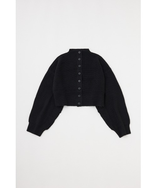 M_（エムアンダーバー）の「【M_】BACKBUTTON SHORT ニット（ニット/セーター・レディース・オフホワイト/ブラック/オレンジ・FREE）」の13枚目の写真