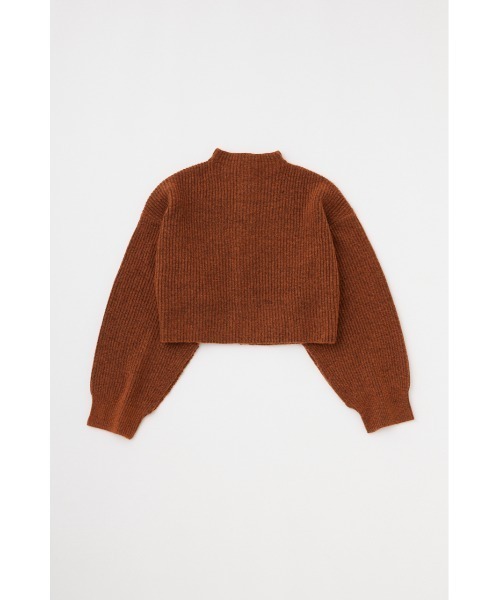 M_（エムアンダーバー）の「【M_】BACKBUTTON SHORT ニット（ニット/セーター・レディース・オフホワイト/ブラック/オレンジ・FREE）」の15枚目の写真