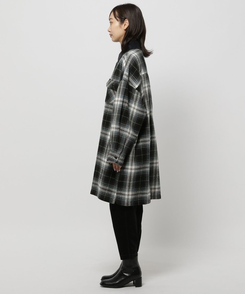 niko and...（ニコアンド）の「CPOチェックシャツワンピース（シャツワンピース・レディース・チャコール/レッド/アイボリー・FREE）」の22枚目の写真