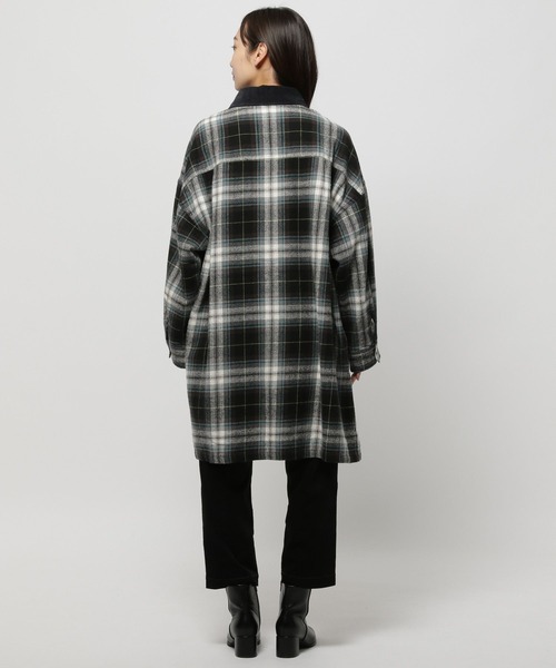 niko and...（ニコアンド）の「CPOチェックシャツワンピース（シャツワンピース・レディース・チャコール/レッド/アイボリー・FREE）」の19枚目の写真