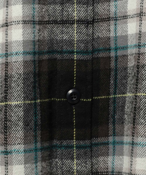 niko and...（ニコアンド）の「CPOチェックシャツワンピース（シャツワンピース・レディース・チャコール/レッド/アイボリー・FREE）」の20枚目の写真