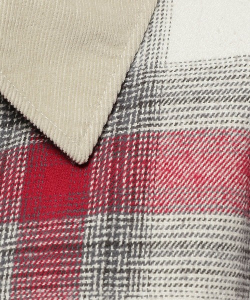 niko and...（ニコアンド）の「CPOチェックシャツワンピース（シャツワンピース・レディース・チャコール/レッド/アイボリー・FREE）」の17枚目の写真