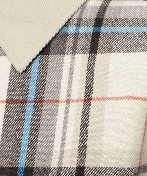 niko and...（ニコアンド）の「CPOチェックシャツワンピース（シャツワンピース・レディース・チャコール/レッド/アイボリー・FREE）」の14枚目の写真