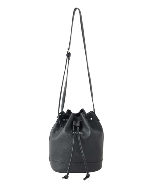 MILKFED.(ミルクフェド)の「DRAWSTRING SHOULDER BAG(ショルダーバッグ・レディース・ブラック/イエロー/ブラウン・ONE SIZE)」の2枚目の写真