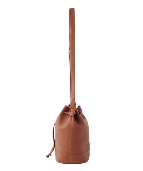MILKFED.(ミルクフェド)の「DRAWSTRING SHOULDER BAG(ショルダーバッグ・レディース・ブラック/イエロー/ブラウン・ONE SIZE)」の4枚目の写真
