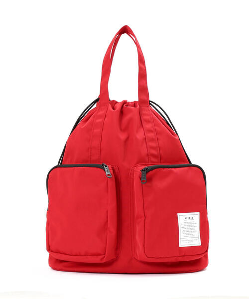 AVIREX(アヴィレックス)の「《WEB限定》 2WAY RUCK SUCK/2wayリュックサック/バックパック(バックパック/リュック・レディース・レッド/ブラック・FREE)」の17枚目の写真