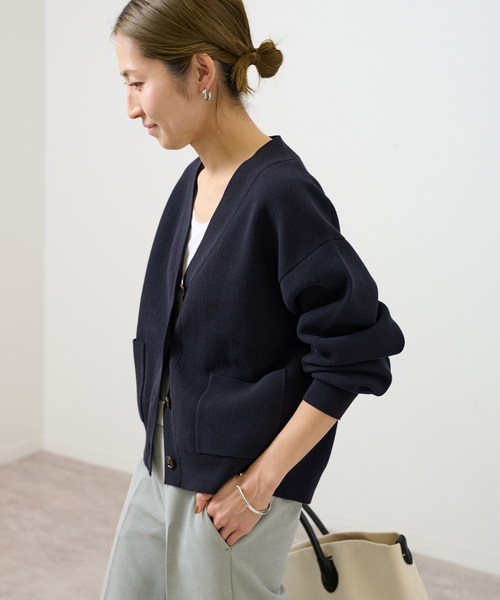 FRAMeWORK（フレームワーク）の「HTコットン接結カーディガン