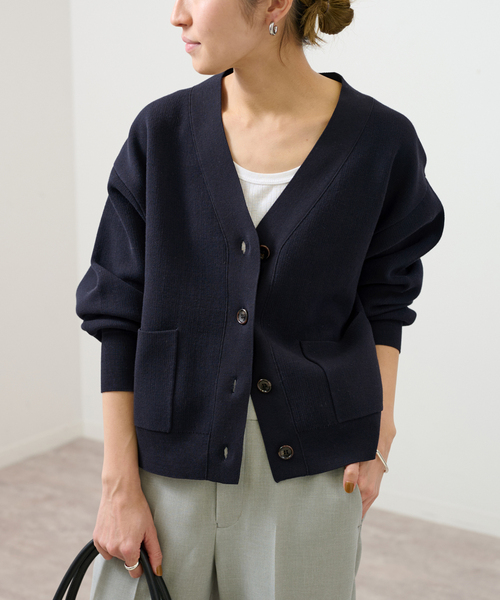 FRAMeWORK（フレームワーク）の「HTコットン接結カーディガン