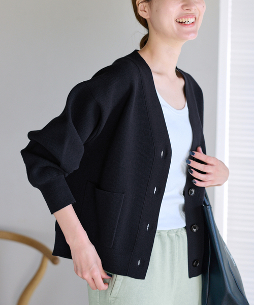 FRAMeWORK（フレームワーク）の「HTコットン接結カーディガン