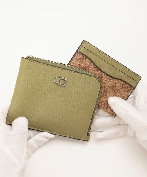 COACH（コーチ）の「3-IN-1 Lジップ ウォレット・シグネチャー
