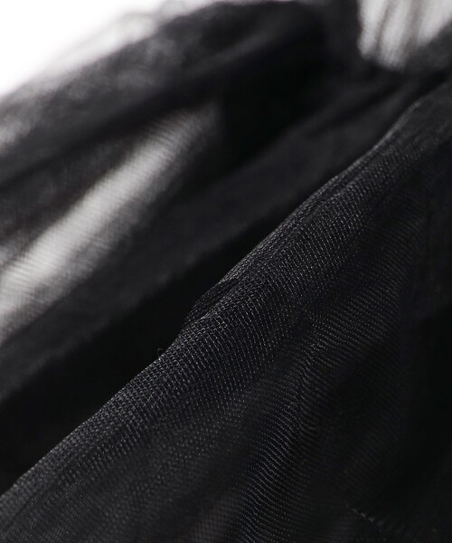 CAROLINA GLASER（カロリナ グレイサー）の「チュールキャミ ワンピース（ワンピース・レディース・ベージュ/ブラック/ミント・ONE SIZE）」の5枚目の写真