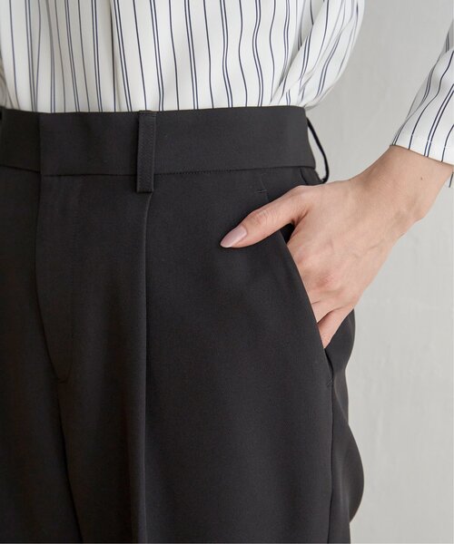 IKKA LOUNGE(イッカラウンジ)の「【洗濯機で洗える/フォーマル対応】ウォッシャブルテーパードパンツ【セットアップ対応】(その他パンツ・レディース・スモークグレー/ブラック/ネイビー・S/XL/L/M)」の19枚目の写真