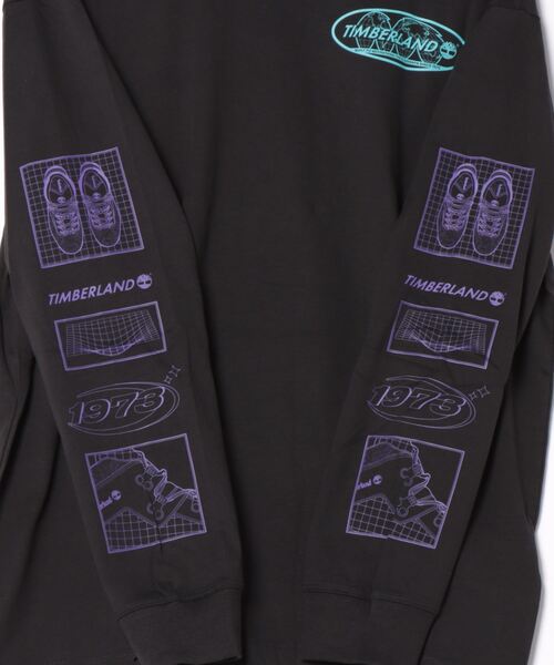 Timberland(ティンバーランド)の「オールジェンダー 長袖 グラフィック Tシャツ(Tシャツ/カットソー・メンズ・ブラック/オフホワイト・LARGE/SMALL/MEDIUM/X-LARGE)」の12枚目の写真