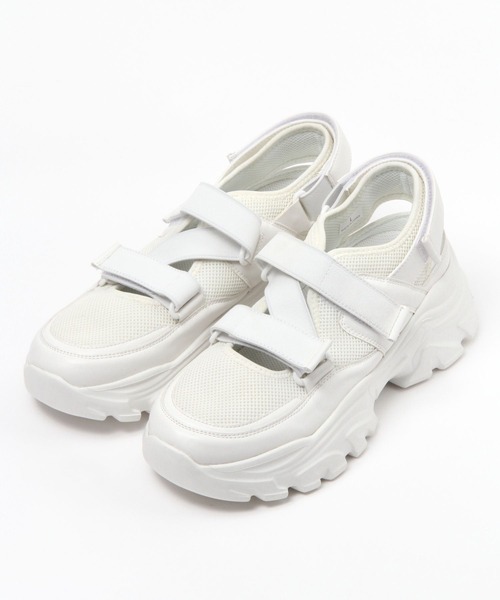 LAKOLE（ラコレ）の「ベルトスニーカー[MENS] / 100190（スニーカー・メンズ・ブラック/ホワイト・MEDIUM/LARGE）」の7枚目の写真