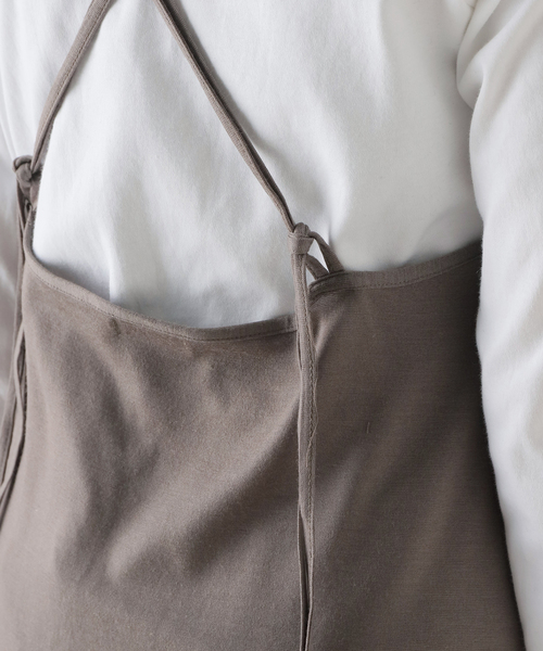 VERMEIL par iena（ヴェルメイユパーイエナ）の「フレアウールキャミソールワンピース（シャツワンピース・レディース・ライトグレー/ブラック・FREE）」の17枚目の写真