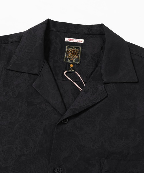GYPSY&SONS（ジプシーアンドサンズ）の「HUNDRED TIGER SHIRTS 百虎シャツ（シャツ/ブラウス・メンズ・ブラック/カーキ・MEDIUM/LARGE）」の6枚目の写真