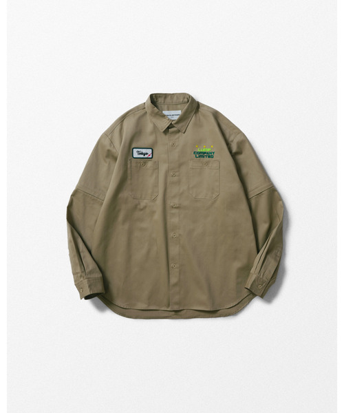 WHIZLIMITED（ウィズリミテッド）の「RUSSELL SHIRT（シャツ/ブラウス・メンズ・チャコール/ネイビー/ベージュ・MEDIUM/X-LARGE/LARGE）」の2枚目の写真