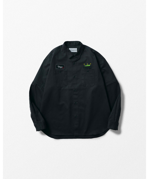 WHIZLIMITED（ウィズリミテッド）の「RUSSELL SHIRT（シャツ/ブラウス・メンズ・チャコール/ネイビー/ベージュ・MEDIUM/X-LARGE/LARGE）」の4枚目の写真