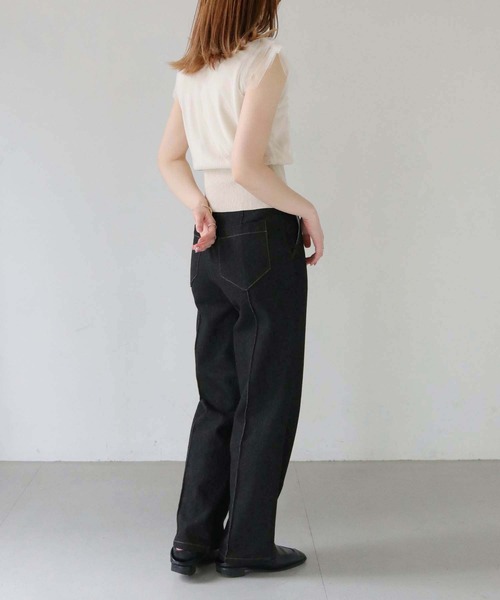 CLEIO（クレイオ）の「【CLEIO】チュールドッキングプルオーバー TULLE DOCKING PULLOVER/986-11636（ニット/セーター・レディース・アイボリー/ライトグリーン/ライトグレー・FREE）」の10枚目の写真