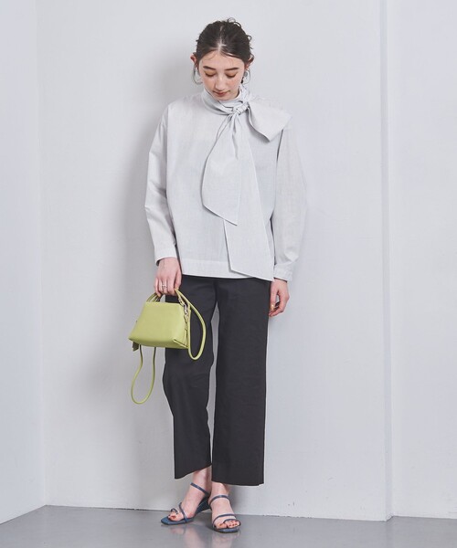 UNITED ARROWS(ユナイテッドアローズ)の「C ビッグリボン ボウタイ ブラウス(シャツ/ブラウス・レディース・ライトブルー/ホワイト/その他1/その他2・36/38)」の12枚目の写真