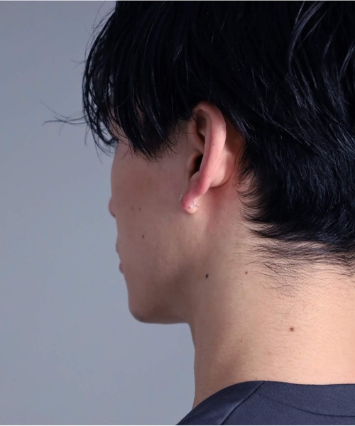 LH Petite Modern ダイヤモンドピアス/Mサイズ/K18ゴールド（ピアス 