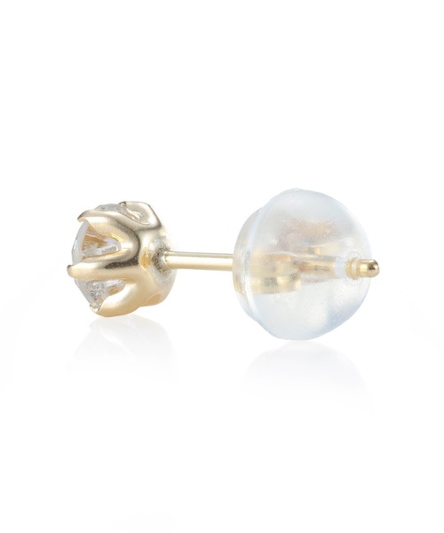 LION HEART(ライオンハート)の「“Petite Modern”ダイヤモンドピアス(Mサイズ/0.25CT)/K18ゴールド【LION HEART / ライオンハート】(ピアス(片耳用)・メンズ・イエローゴールド・ONE SIZE)」の13枚目の写真