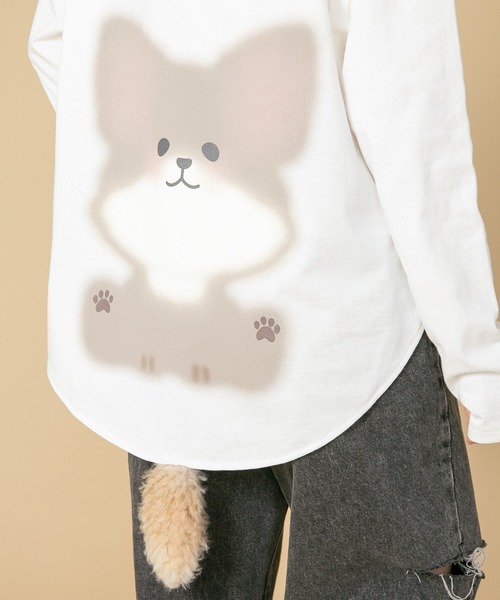 LIVERY/ライブリー】 チワワ パンダ サメ シッポロンT（Tシャツ