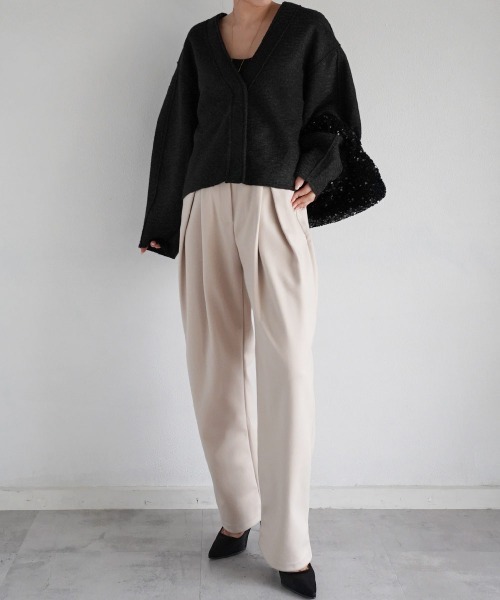 タックテーパードパンツ（その他パンツ）｜Rashik（ラシク）