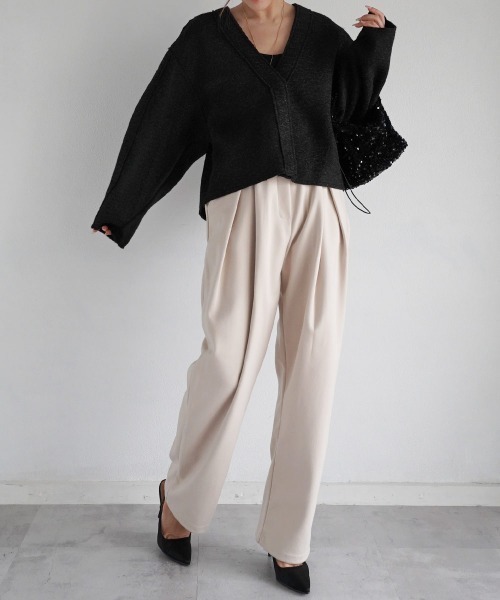 タックテーパードパンツ（その他パンツ）｜Rashik（ラシク）