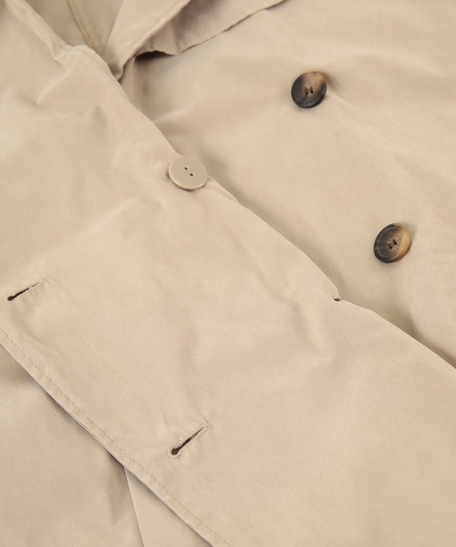 titivate(ティティベイト)の「フリル襟ミドルコート(トレンチコート・レディース・ベージュ・M)」の4枚目の写真