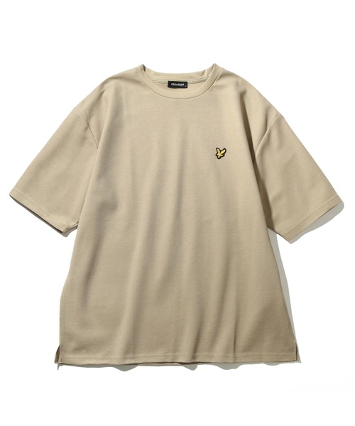 LYLE&SCOTT（ライルアンドスコット）の「【LYLE&SCOTT/ライルアンドスコット】ワンポイント ゴールデンイーグル刺繍 TCラッセル鹿の子 クルーネック半袖Tシャツ（Tシャツ/カットソー・メンズ・Brick /ベージュ/スミクロ/ネイビー/ホワイト/グリーン/カーキ/サックスブルー・LL/L/M）」の10枚目の写真