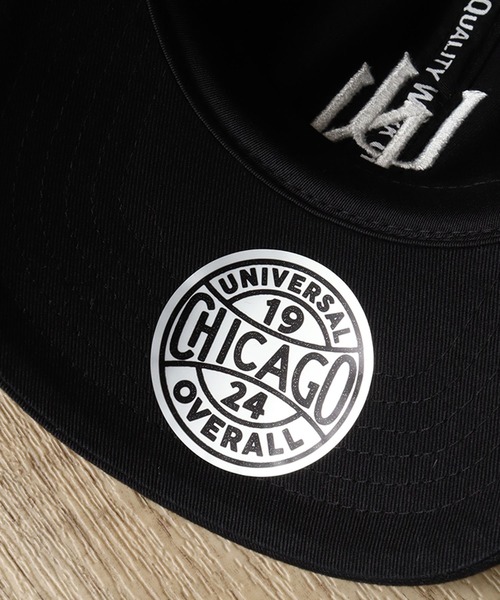 UNIVERSAL OVERALL（ユニバーサルオーバーオール）の「【UNIVERSAL OVERALL/ユニバーサルオーバーオール】UNロゴ刺繍 6パネル コットンツイルキャップ（キャップ・メンズ・ブラック/ベージュ/ネイビー・FREE）」の14枚目の写真