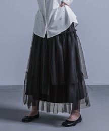 kOhAKU | 『プリーツデザインチュールスカート』(スカート)