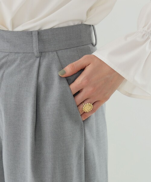 Ray BEAMS（レイビームス）の「Ray BEAMS / カットワーク パンツ（その他パンツ・レディース・グレー/ブラック・0/1）」の16枚目の写真