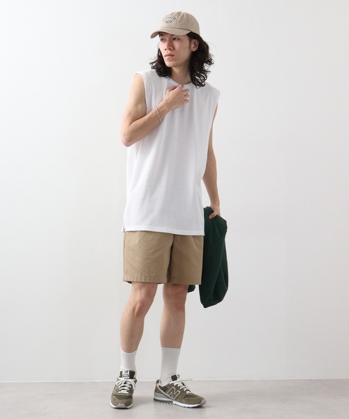 SUGGESTION（サジェッション）の「SUGGESTION ワッフルノースリーブタンクトップ（タンクトップ・メンズ・ブラック/ブラック系その他2/ブラック系その他/ホワイト系その他2/ホワイト系その他/ホワイト・L/M）」の18枚目の写真