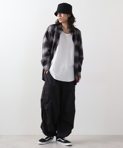 SUGGESTION（サジェッション）の「SUGGESTION ワッフルノースリーブタンクトップ（タンクトップ・メンズ・ブラック/ブラック系その他2/ブラック系その他/ホワイト系その他2/ホワイト系その他/ホワイト・L/M）」の8枚目の写真