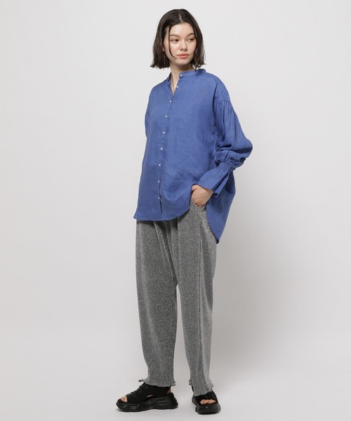 「niko and...」 ノースリーブブラウス MEDIUM インディゴブルー レディース niko and… 「niko and」 ノースリーブブラウス MEDIUM