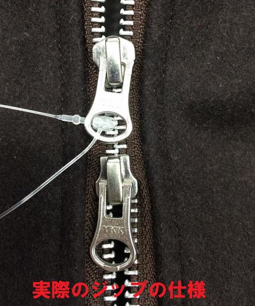 coen(コーエン)の「メルトンレザーロングスタジャン(スタジャン・メンズ・ネイビー/ダークブラウン・LARGE/X-LARGE/MEDIUM/SMALL)」の11枚目の写真