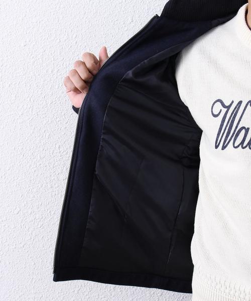 coen(コーエン)の「メルトンレザーロングスタジャン(スタジャン・メンズ・ネイビー/ダークブラウン・LARGE/X-LARGE/MEDIUM/SMALL)」の13枚目の写真