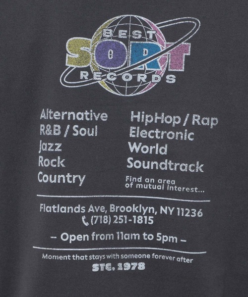 LEPSIM(レプシィム)の「アソートプリントT 115174(Tシャツ/カットソー・レディース・杢グレー/ライトイエロー/チャコールグレー/オフホワイト/ブラック・FREE)」の7枚目の写真