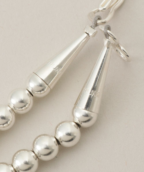 フレームワーク購入インディアンジュエリー5mmシャイニービーズシルバーネックレス ≪追加≫INDIAN JEWELRY 5mm シャイニービーズネックレス20