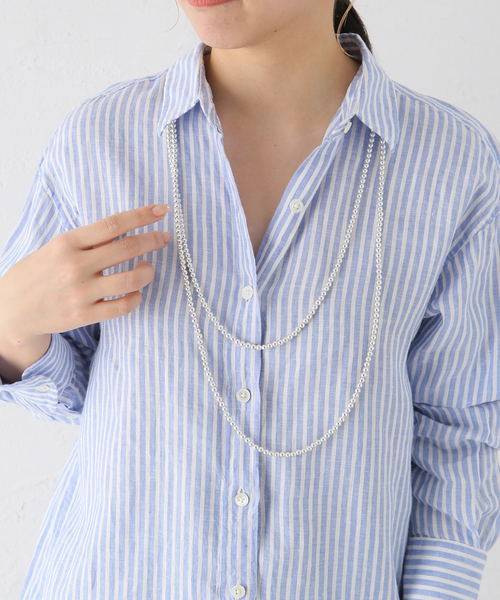 FRAMeWORK Indian jewelry 5mm イニービーズネックレス INDIAN JEWELRY 5mm シャイニービーズネックレス70インチ