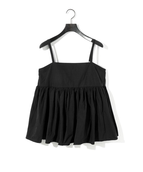 MIDIUMISOLID(ミディウミソリッド)の「MIDIUMISOLID for Ladies オーバーキャミソール(シャツ/ブラウス・レディース・オフホワイト/ネイビー/ブラック・FREE)」の2枚目の写真