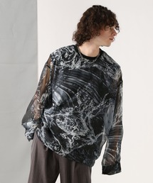 HARE | PANORAMA-WATERシアープルオーバー(HARE)(Tシャツ/カットソー)