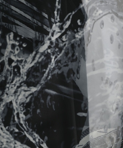 HARE（ハレ）の「PANORAMA-WATERシアープルオーバー(HARE)（Tシャツ/カットソー・メンズ・ブルー/ブラック・FREE）」の14枚目の写真