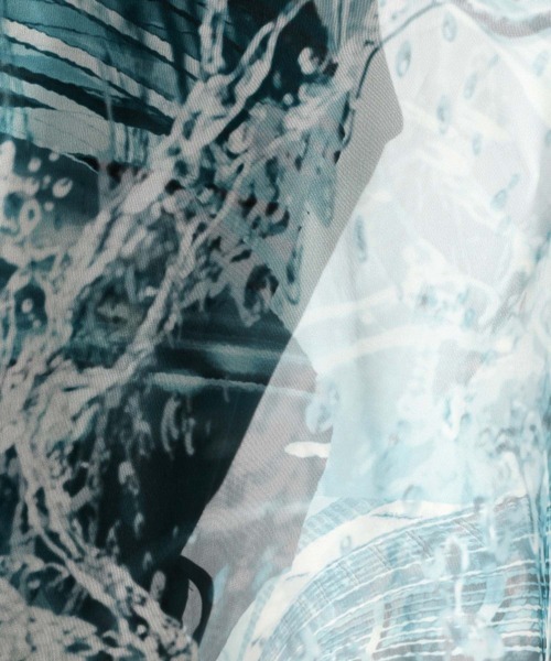 HARE（ハレ）の「PANORAMA-WATERシアープルオーバー(HARE)（Tシャツ/カットソー・メンズ・ブルー/ブラック・FREE）」の15枚目の写真