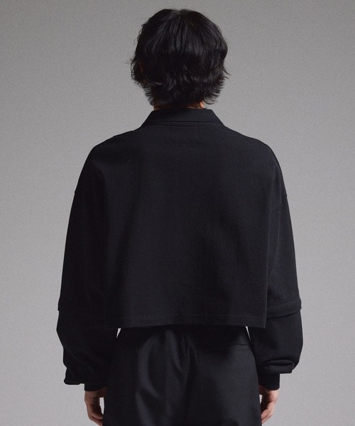 GRANCY】Ziplayered Wideshort Poloshirt / ジップレイヤード ワイド